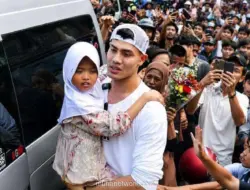 Usai Dituding Pansos, Aisar Khaled Jenguk Keluarga Satpam Tewas di Jatiluhur