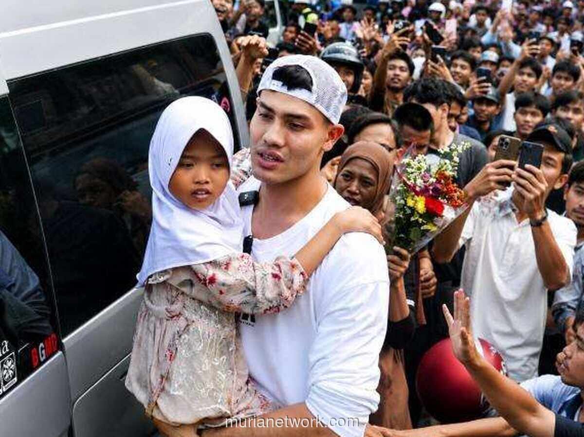 Usai Dituding Pansos, Aisar Khaled Jenguk Keluarga Satpam Tewas di Jatiluhur