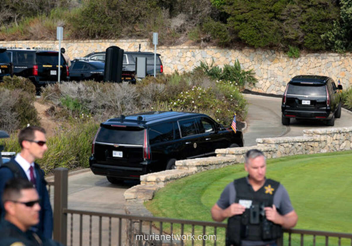 Pria Bersenjata Ditangkap di Dekat Lokasi Kunjungan Trump