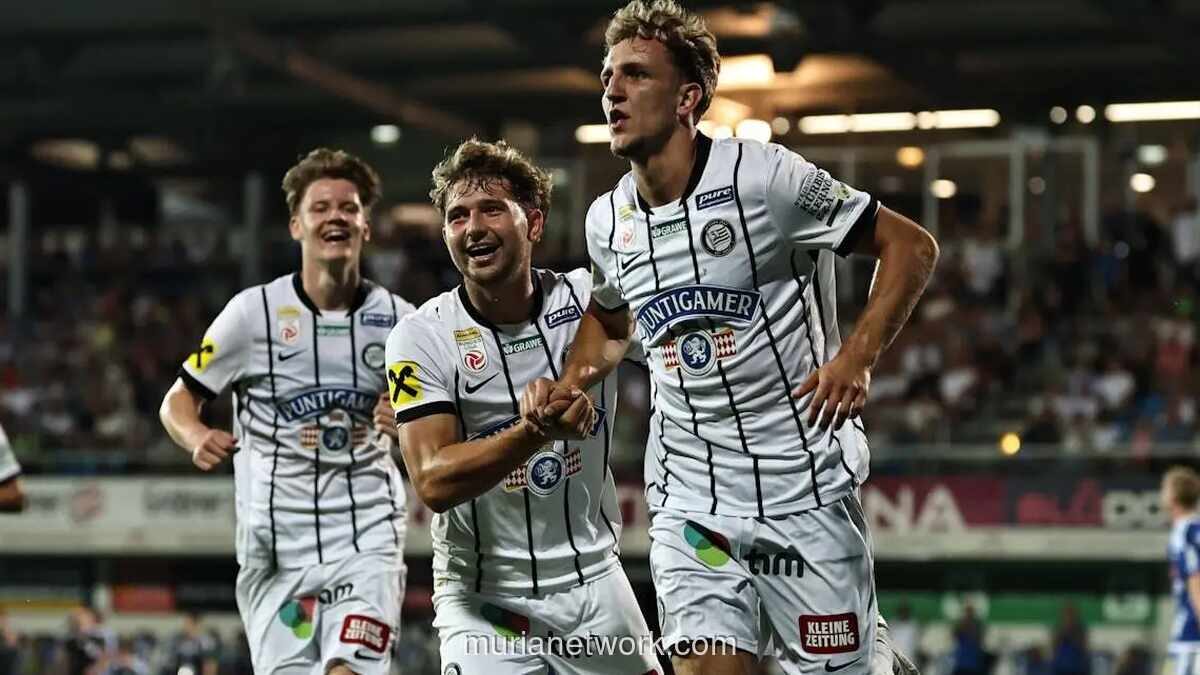 Dua Gol Nelson Weiper Bawa Sturm Graz Raih Kemenangan Perdana