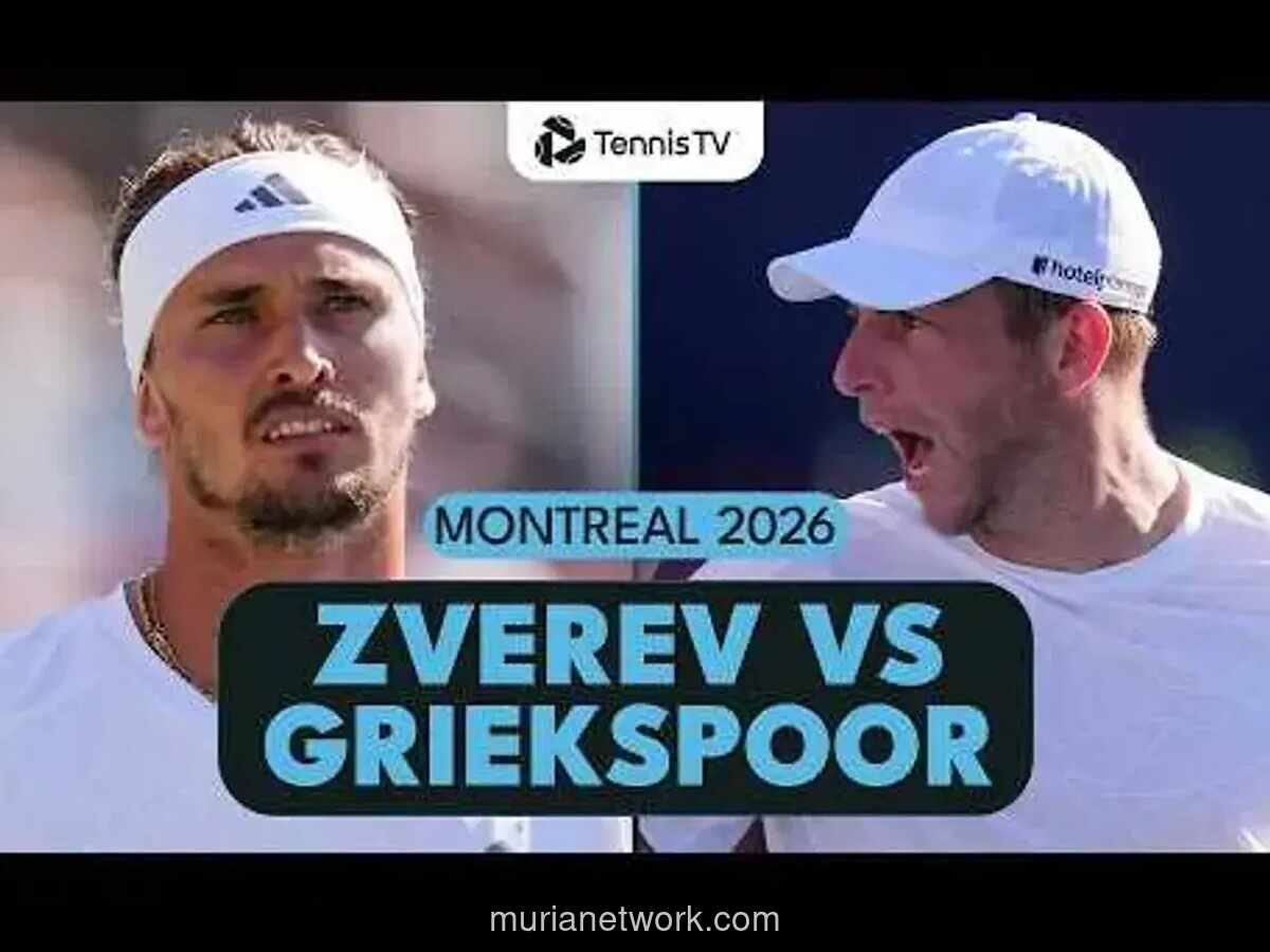 Griekspoor Tumbangkan Zverev di Canadian Open