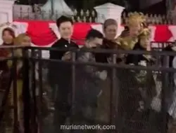 Antusiasme Warga Padati Istana Merdeka Sejak Subuh untuk Rayakan HUT ke-81 RI