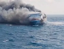 Basarnas: Tidak Ada Sekoci di KM Mutiara Sentosa 2 yang Terbakar