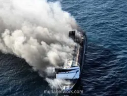 Korban Tewas Kebakaran KM Mutiara Sentosa 2 Bertambah Jadi 5 Orang, 227 Penumpang Selamat