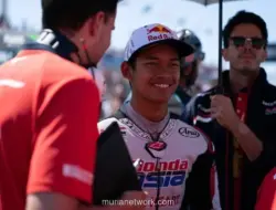 Veda Ega Pratama Pangkas Jarak di Klasemen Rookie Moto3 Usai Finis Kesembilan di Silverstone