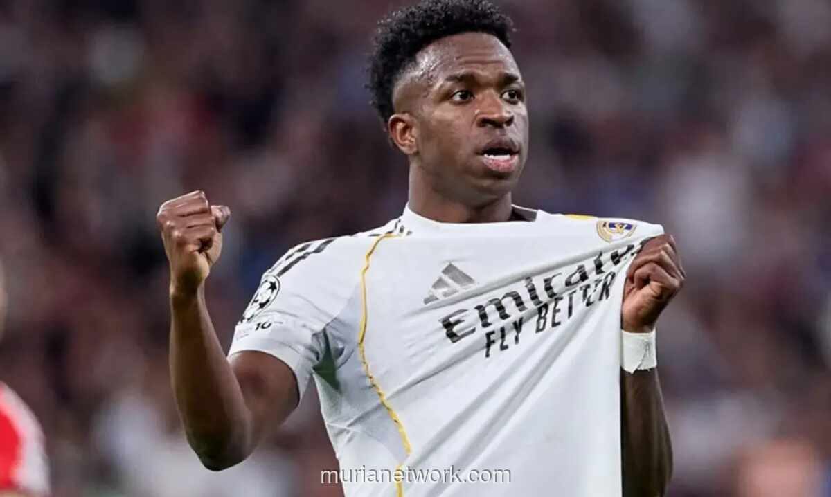 Real Madrid Kunci Masa Depan Vinicius Jr dengan Kontrak Enam Tahun
