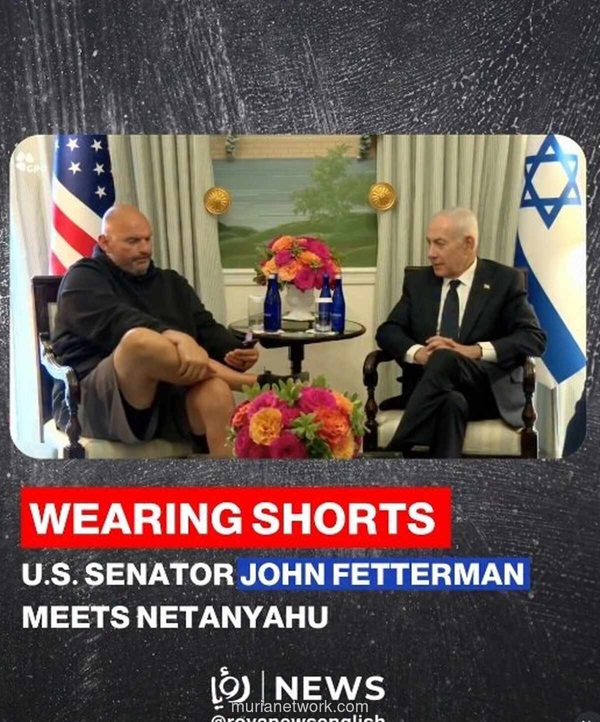 Penampilan Kasual Fetterman Saat Temui Netanyahu Tuai Kontroversi, tapi Dukungannya untuk Israel Tak Tergoyahkan