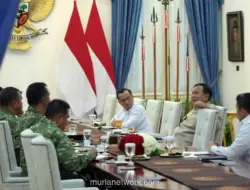 Prabowo Terima Wakil Panglima dan Empat Kepala Staf TNI di Istana
