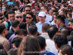 Warga Kupang Meriahkan CFD, Teriakan Terima Kasih Mengiringi Jokowi