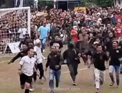Wasit Dikeroyok Suporter saat Laga Tarkam di Purbalingga, Dilarikan ke Rumah Sakit